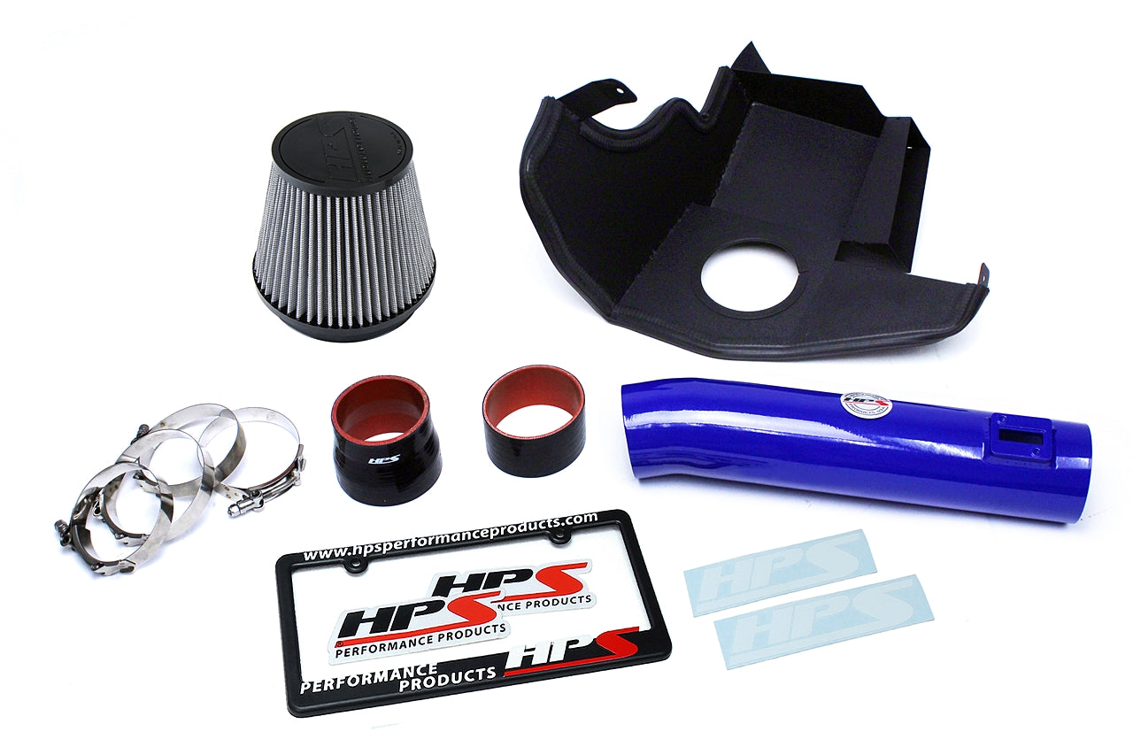 HPS Shortram Air Intake Kit 2011-2014 Ford Mustang 3.7L V6 827-561BL