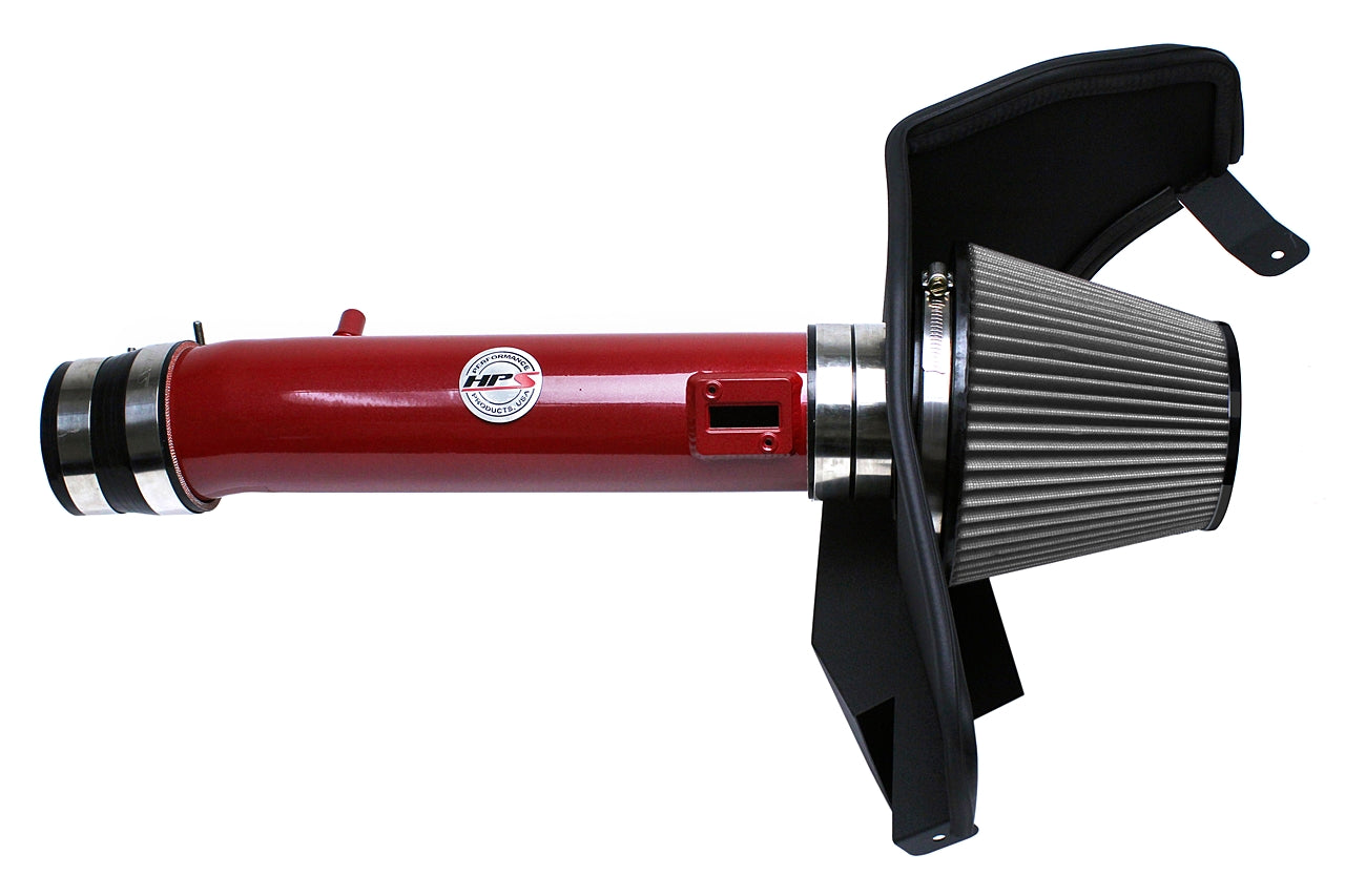 HPS Red Shortram Cold Air Intake Kit 2011-2014 Ford Mustang 3.7L V6 827-561R