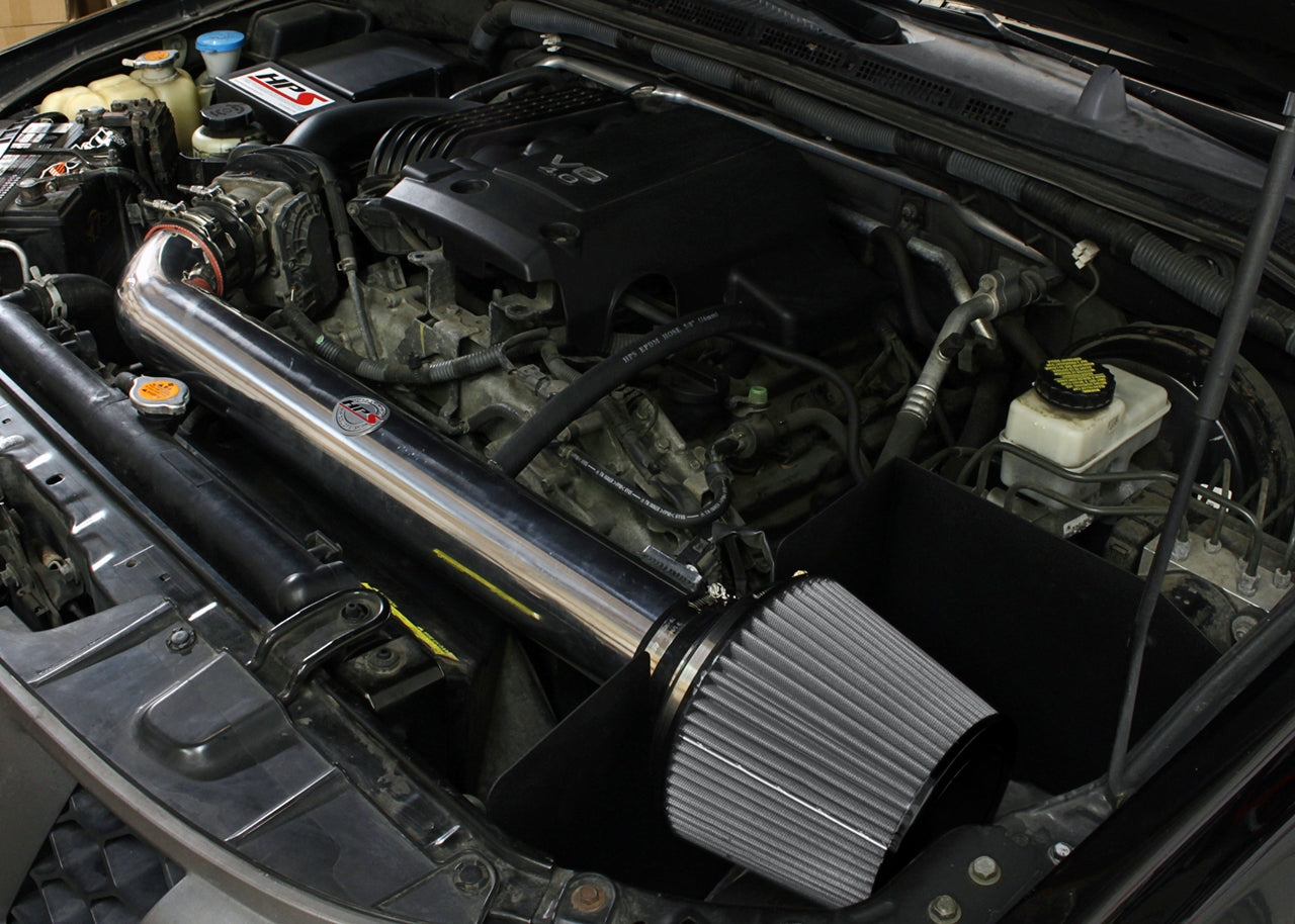 HPS Performance Shortram Cold Air Intake Kit Installed 2005-2012 Nissan Pathfinder 4.0L V6 827-567