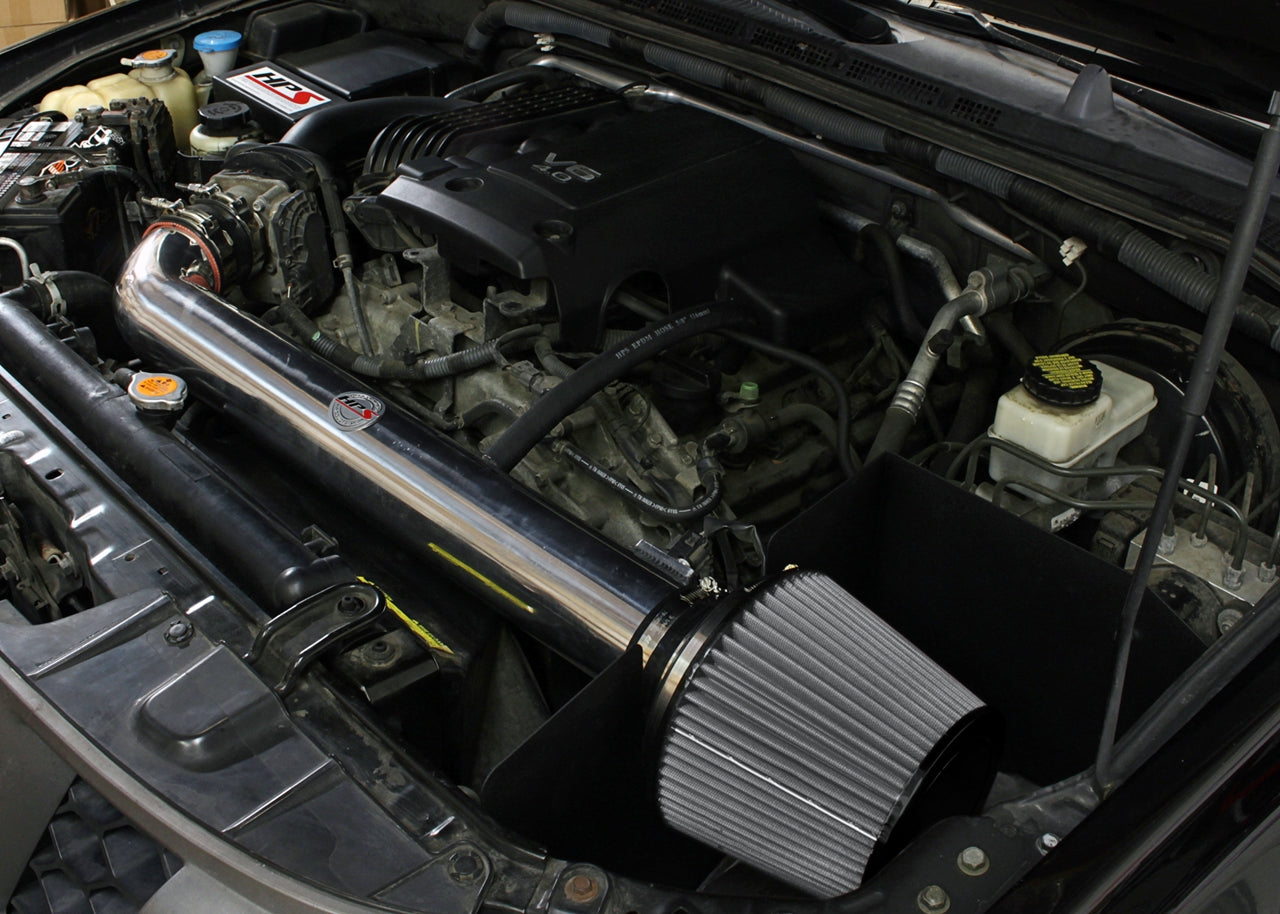 HPS Performance Shortram Air Intake Kit Installed 2005-2012 Nissan Pathfinder 4.0L V6 827-567P