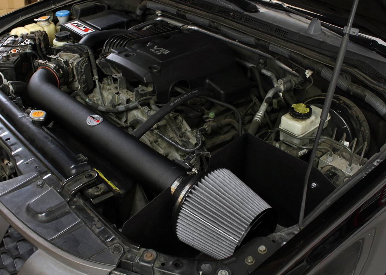 HPS Performance Shortram Air Intake Kit Installed 2005-2012 Nissan Pathfinder 4.0L V6 827-567WB