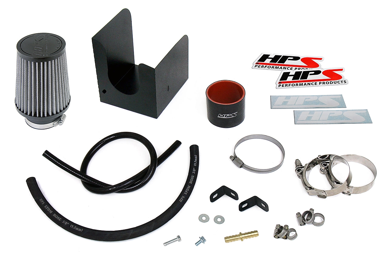HPS Performance Air Intake Kit with Heat Shield 2015-2020 Honda Fit 1.5L , 827-704