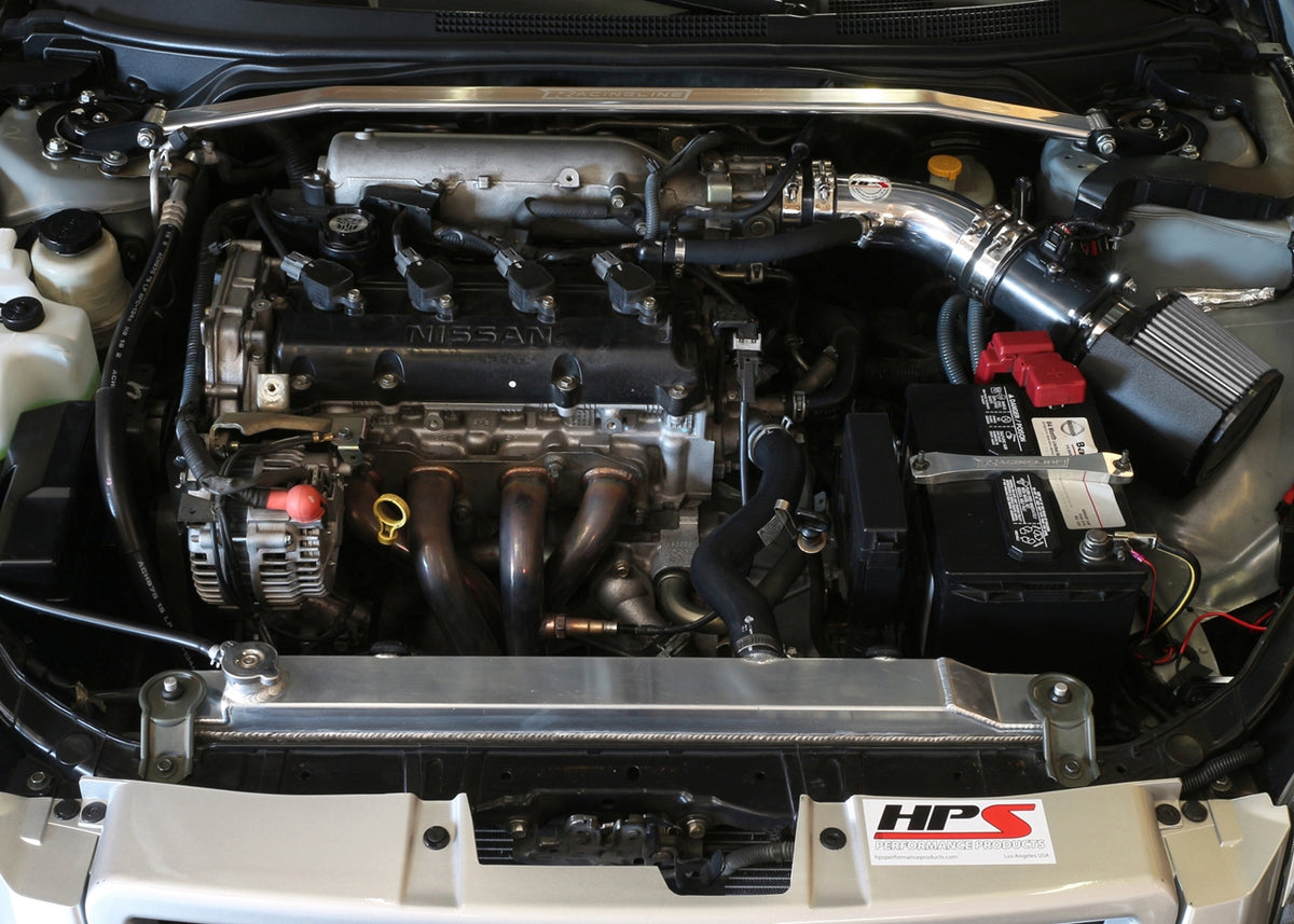 HPS Performance Shortram Cold Air Intake Kit Installed 2002-2006 Nissan Altima 2.5L 4Cyl 827-570