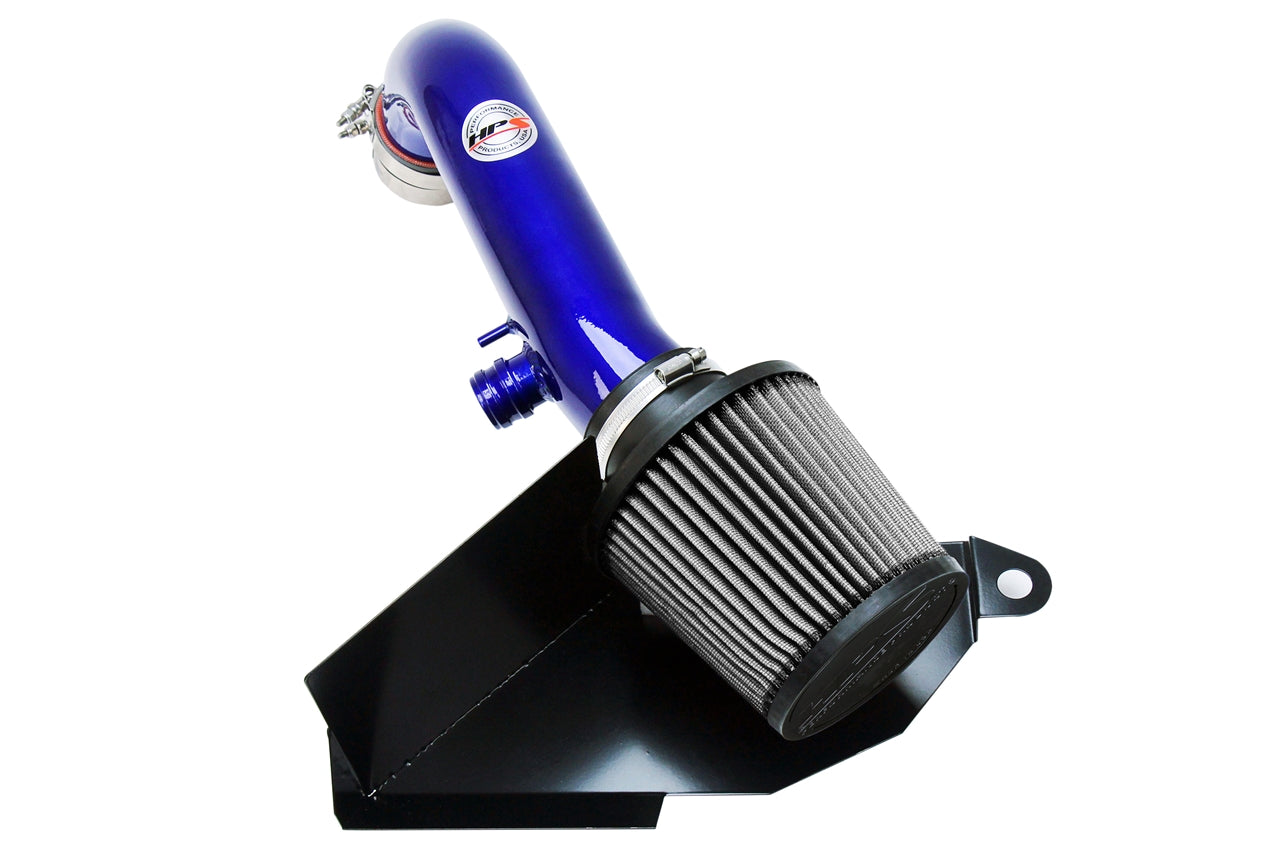 HPS Blue Shortram Cold Air Intake Kit 2015-2017 Audi A3 Quattro 2.0T TFSI Turbo 827-577BL