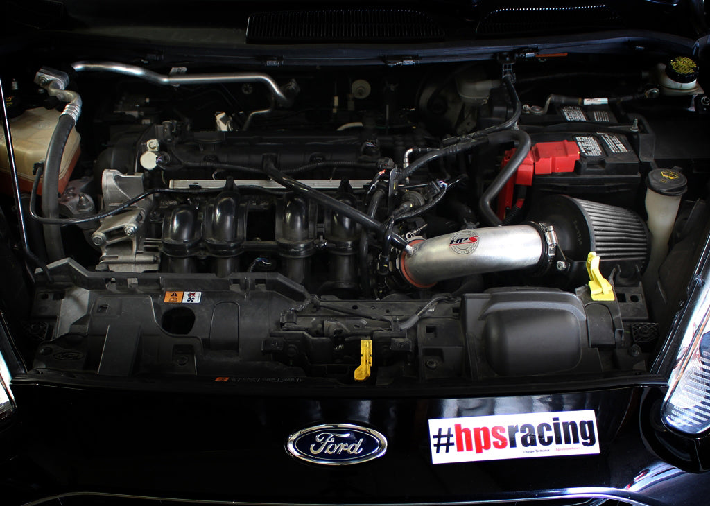HPS Performance Shortram Cold Air Intake Kit Installed 2014-2015 Ford Fiesta 1.6L Non Turbo 827-580
