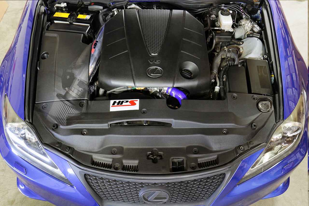 HPS Performance Shortram Air Intake Kit Installed 2006-2013 Lexus IS350 3.5L V6 827-597P