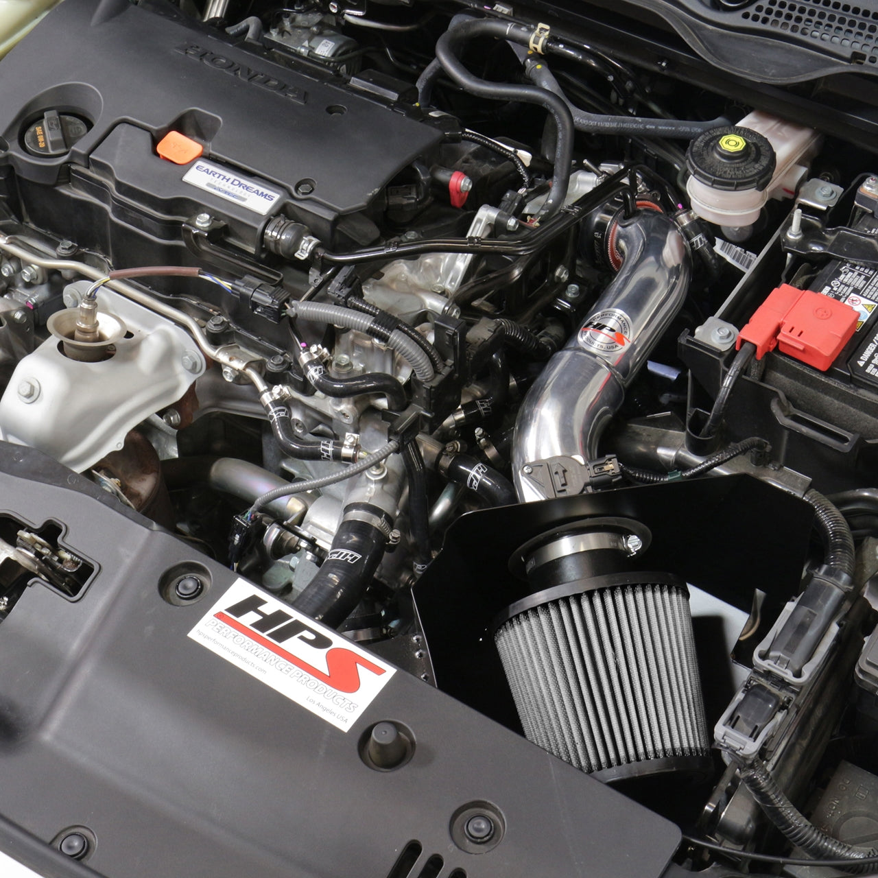 HPS Cold Air Intake Kit 2016-2021 10th Gen Honda Civic 2.0L Non Turbo ...