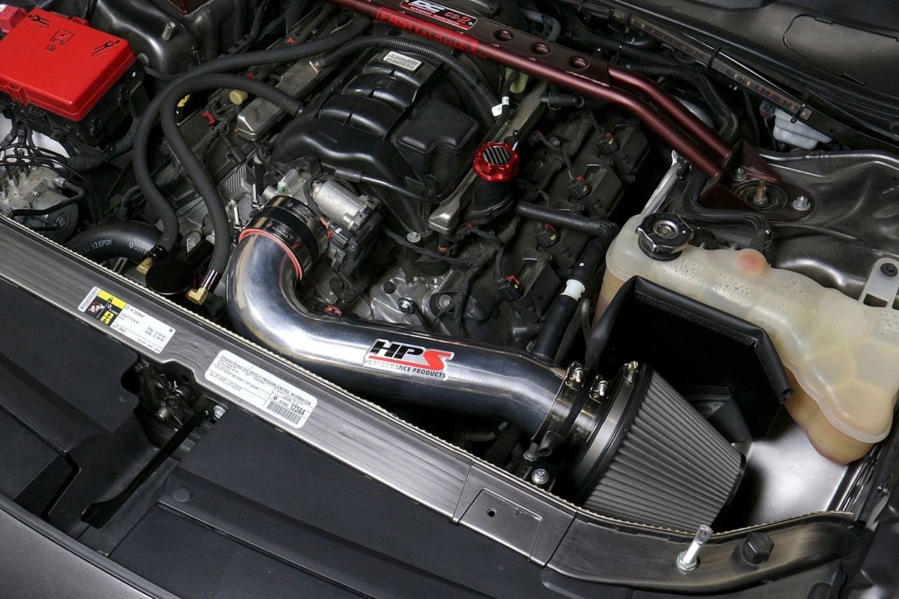 HPS Performance Shortram Cold Air Intake Kit Installed 2011-2017 Dodge Challenger 5.7L V8 except Shaker Hood 827-600