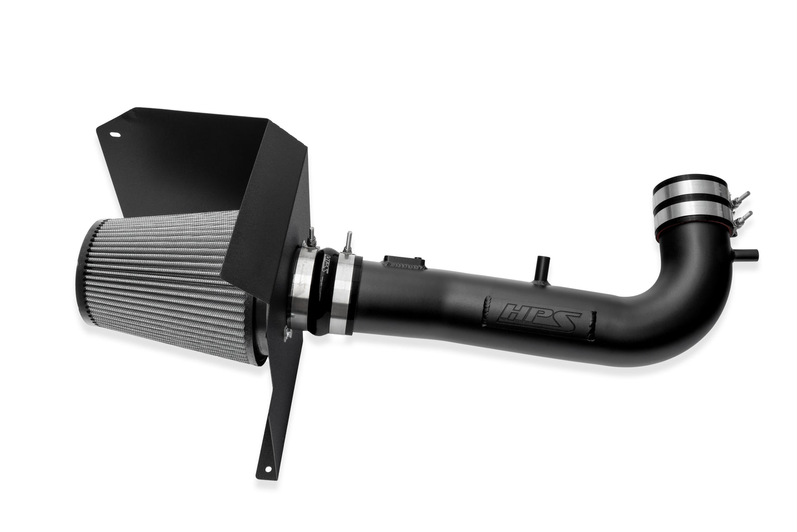 HPS Performance Black Cold Air Intake Kit with Heat Shield 2015-2020 Chevy Suburban 1500 5.3L V8 827-603WB