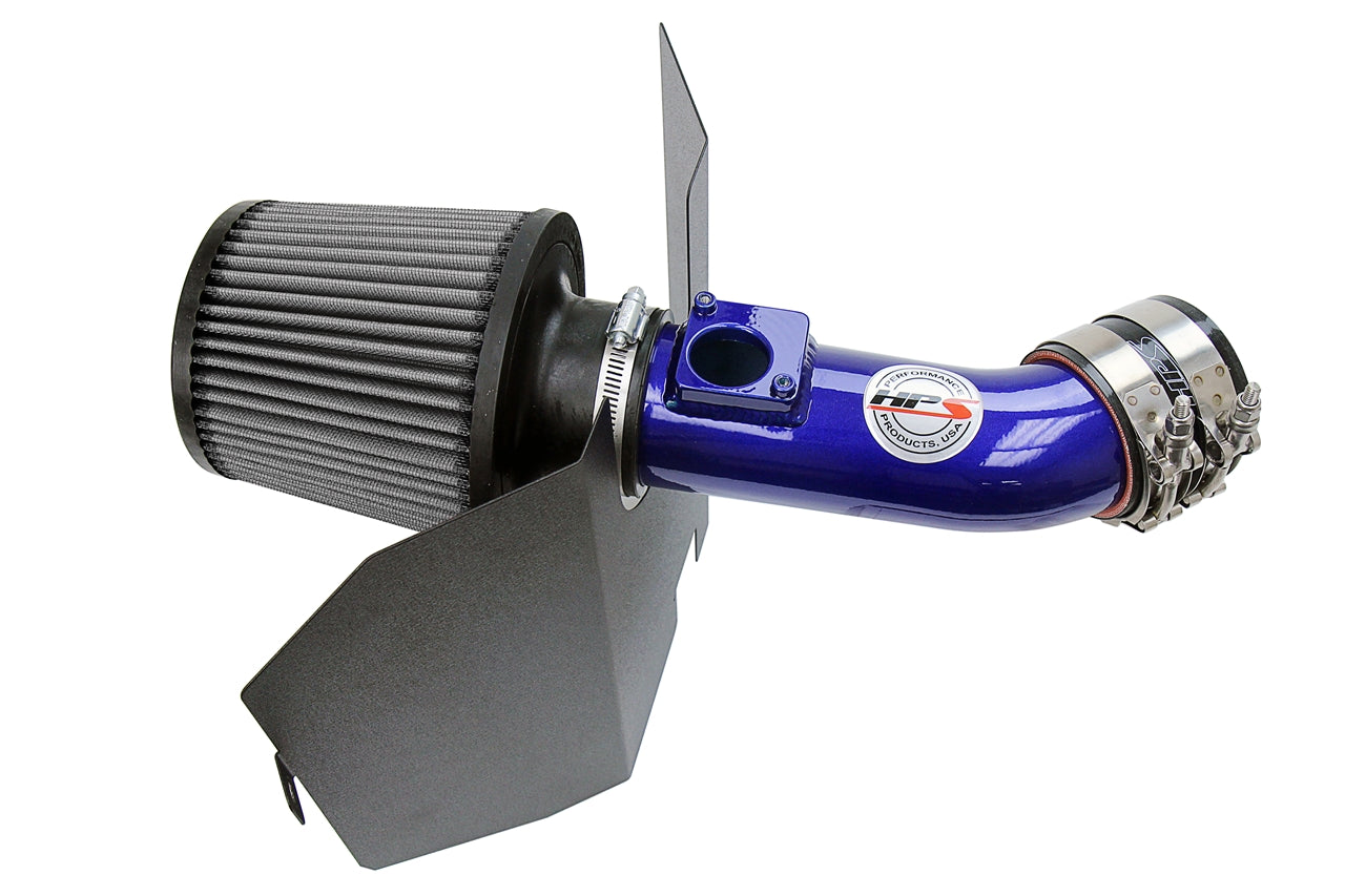 HPS Blue Shortram Cold Air Intake Kit 2002-2005 Subaru Impreza WRX 2.0L Turbo 827-606BL