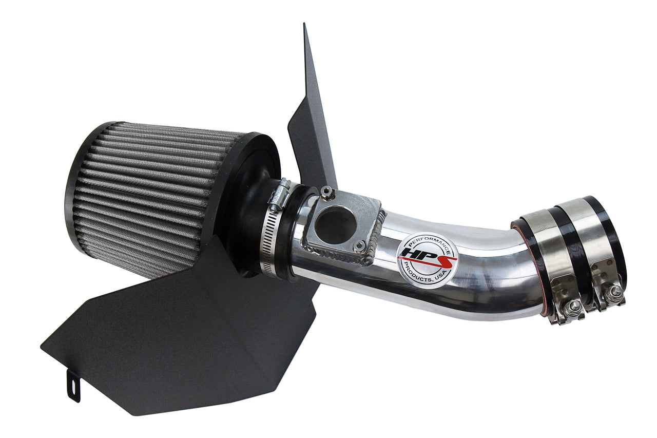 HPS Polish Shortram Cold Air Intake Kit 2006-2007 Subaru WRX 2.5L Turbo 827-606P