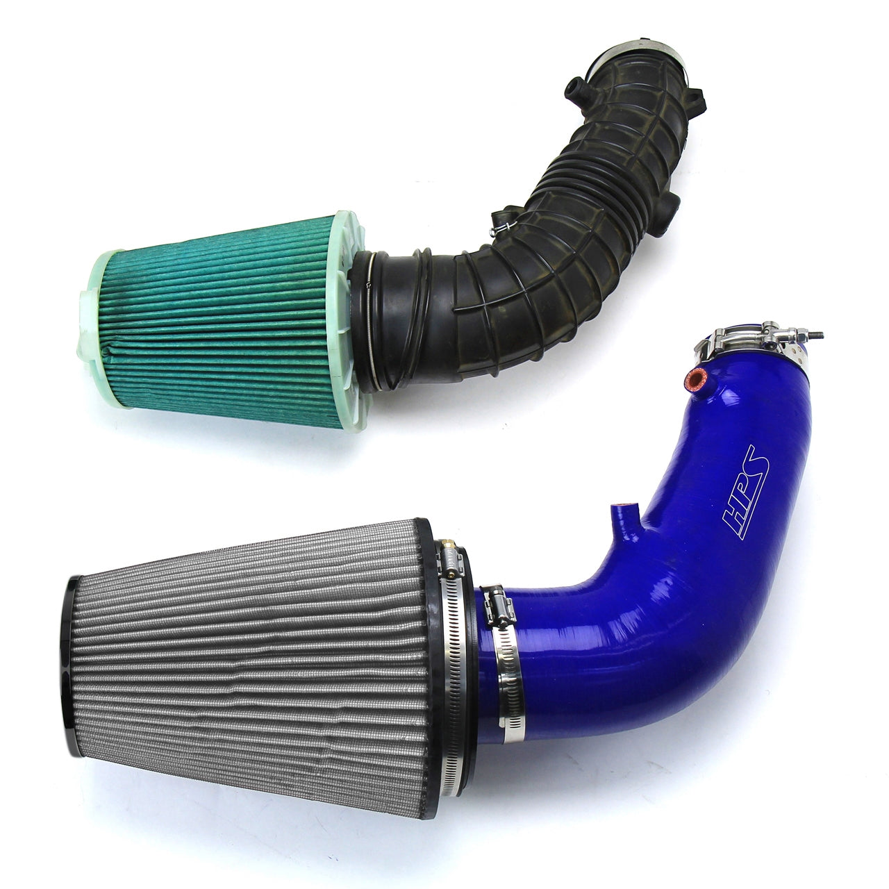 HPS Performance Silicone Air Intake Kit 2006-2009 Honda S2000 AP2 2.2L F22 drive-by-wire 827-610BL