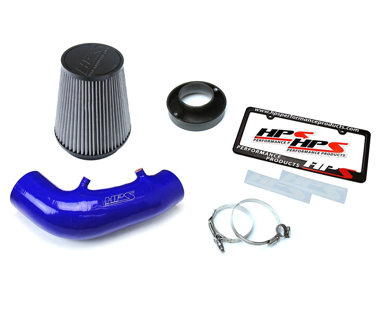 HPS Silicone Air Intake Kit 2006-2009 Honda S2000 AP2 2.2L F22 drive-by-wire 827-610BL