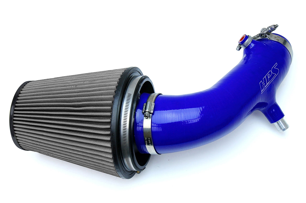 HPS Blue Silicone Cold Air Intake Kit 2004-2005 Honda S2000 AP2 2.2L Throttle Cable 827-620BL