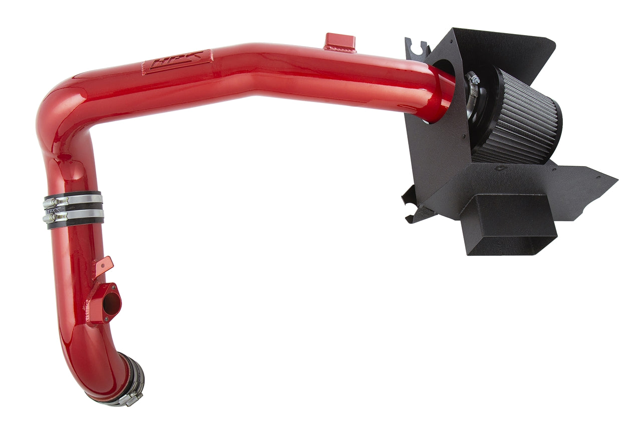 HPS Red Cold Air Intake Kit with Heat Shield 2011-2013 BMW 335i 3.0L Turbo N55 E90 E92 E93 827-628R