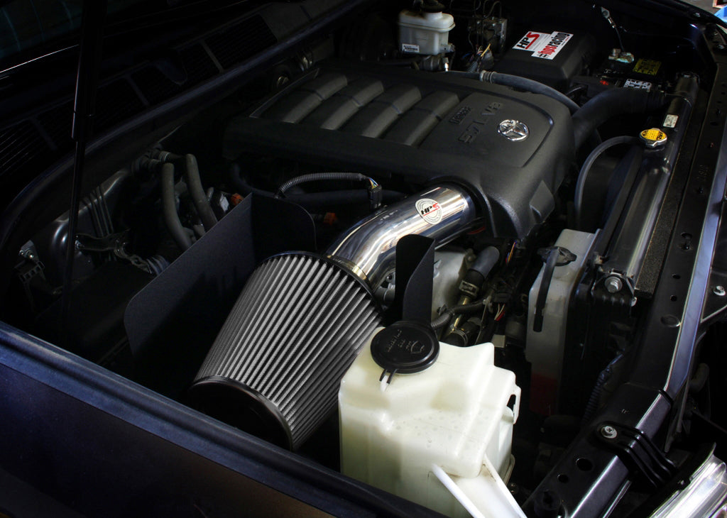 HPS Performance Shortram Air Intake Kit Installed 2007-2011 Toyota Tundra 5.7L V8 827-629P