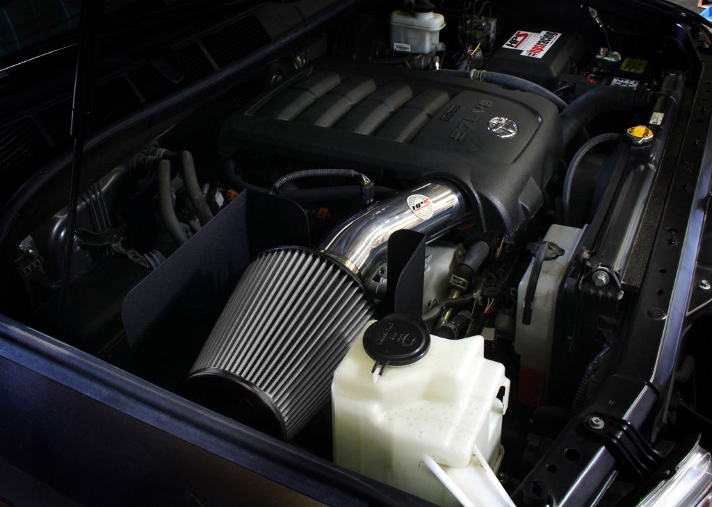 HPS Performance Shortram Air Intake Kit Installed 2008-2011 Toyota Sequoia 5.7L V8 827-629P