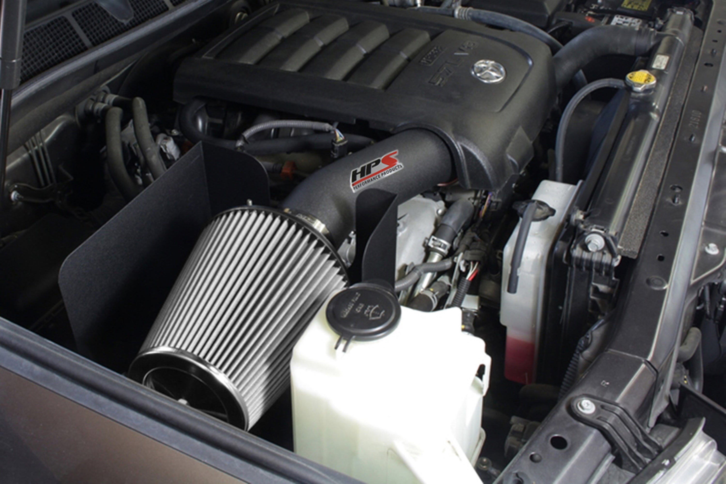 HPS Performance Shortram Cold Air Intake Kit Installed 2008-2011 Toyota Sequoia 5.7L V8 827-629