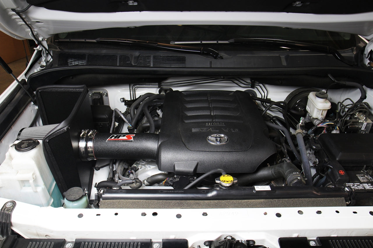 HPS Performance Shortram Air Intake Kit Installed 2012-2019 Toyota Tundra 5.7L V8 827-630WB