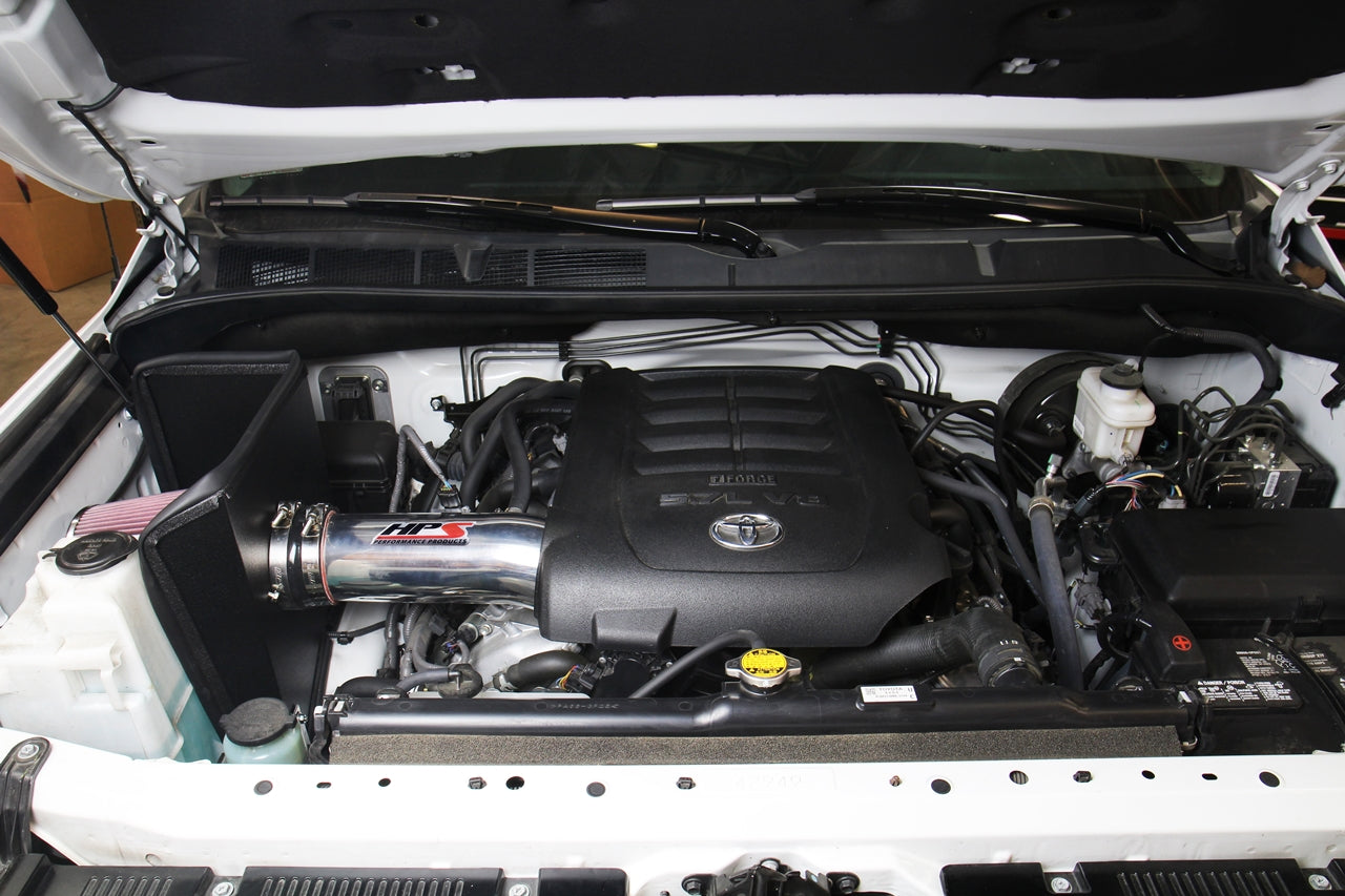 HPS Performance Shortram Air Intake Kit Installed 2012-2019 Toyota Tundra 5.7L V8 827-630R