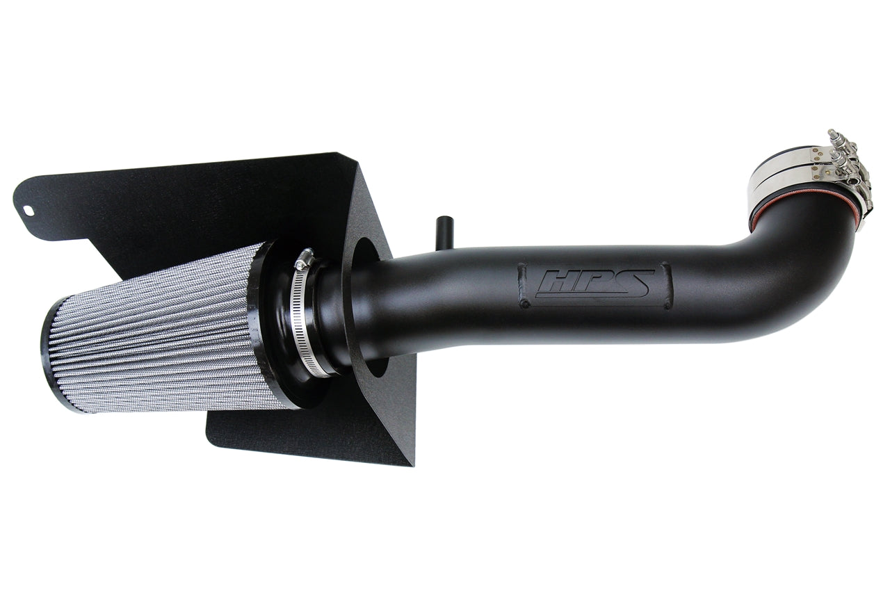 HPS Black Shortram Cold Air Intake Kit 2012-2018 Jeep Wrangler JK 3.6L V6 827-664WB