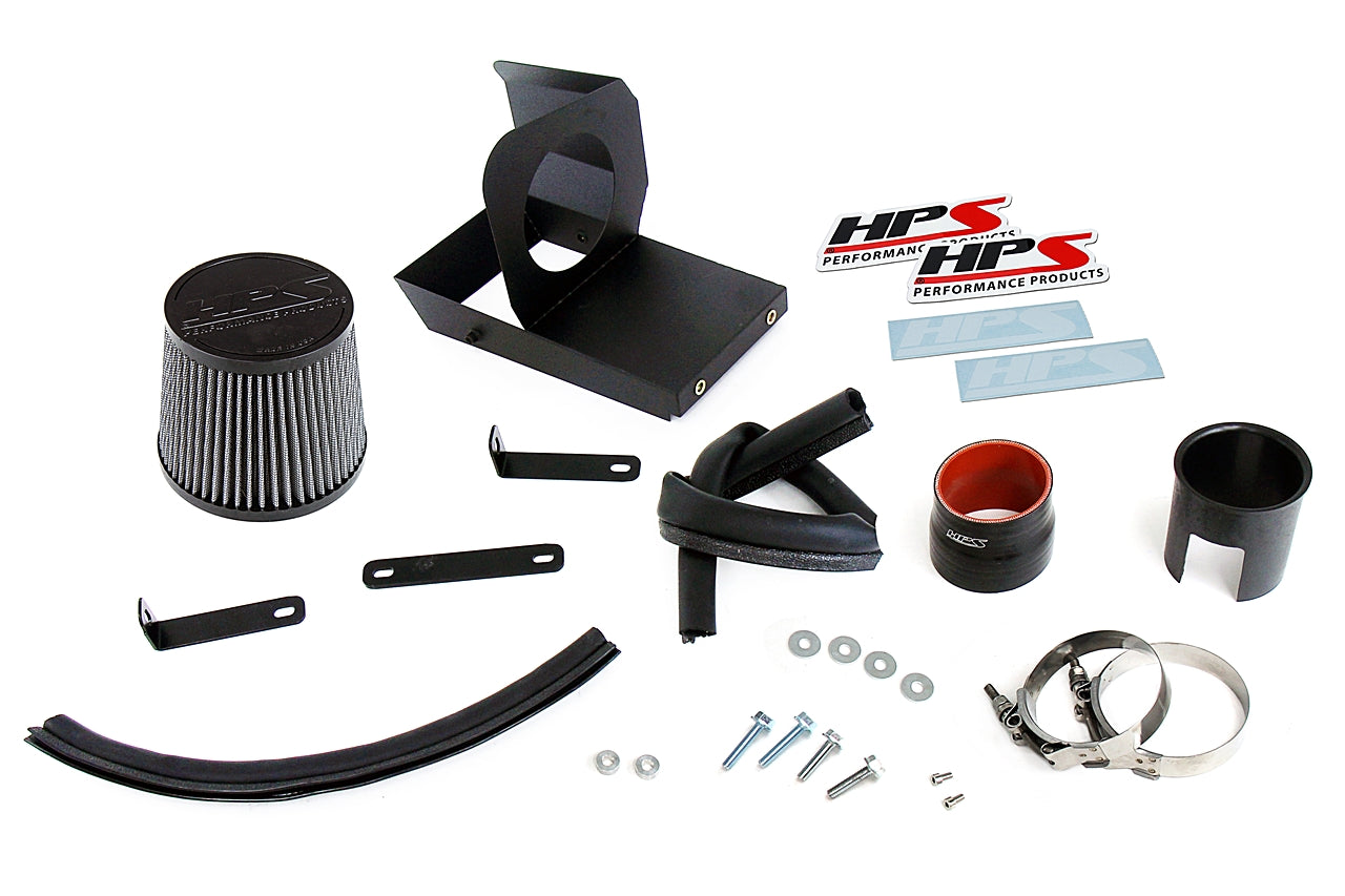 HPS Performance Air Intake Kit 2019-2024 Toyota Corolla 2.0L, Includes Heat Shield, 827-675