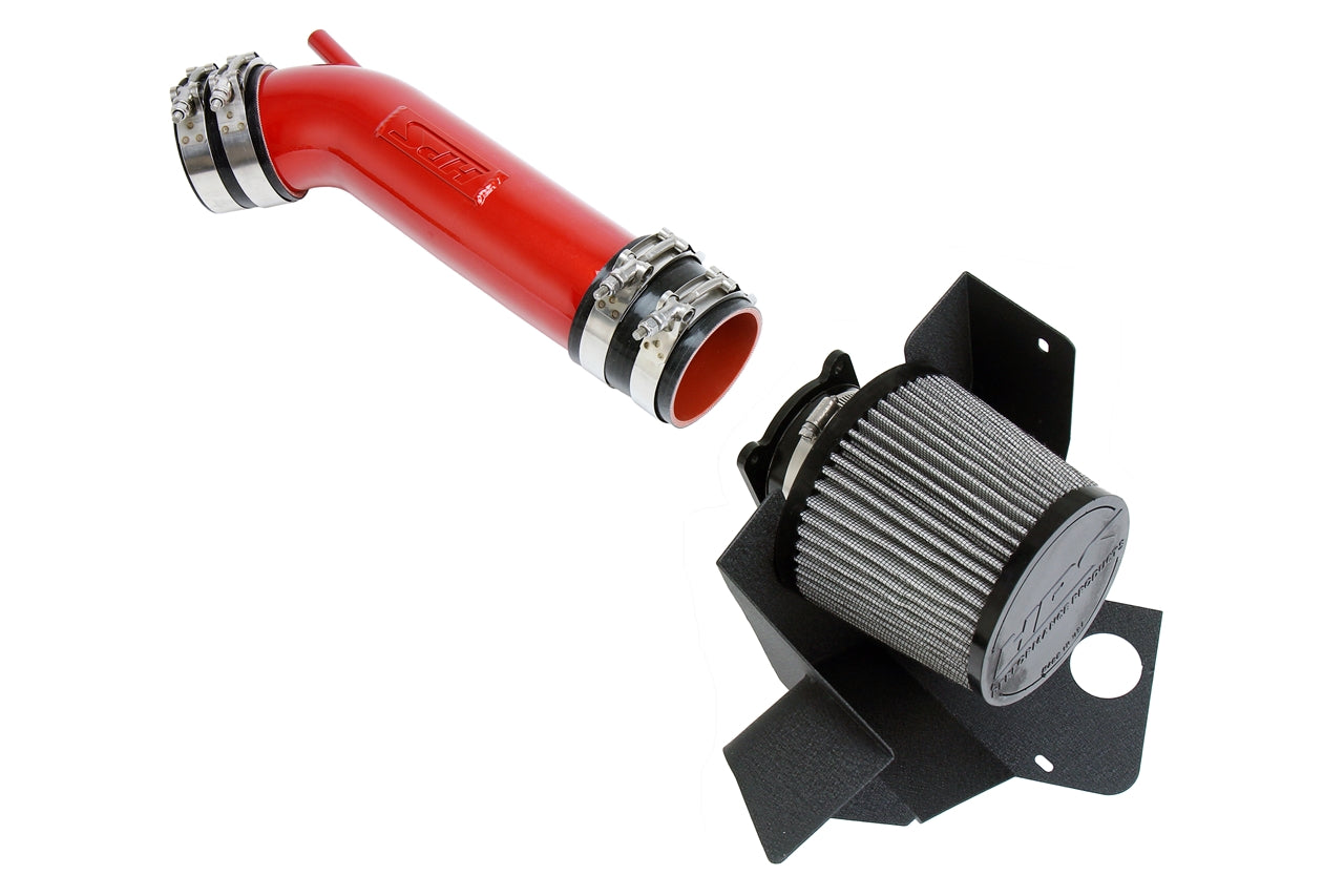 HPS Red Shortram Cold Air Intake Kit with Heat Shield Infiniti 03-07 G35 Coupe 3.5L V6, 827-679R