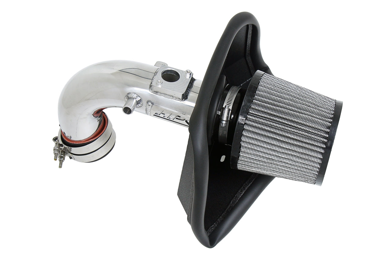HPS Polish Shortram Cold Air Intake Kit with Heat Shield 2nd Gen 11-16 Scion tC 2.5L, 827-687P