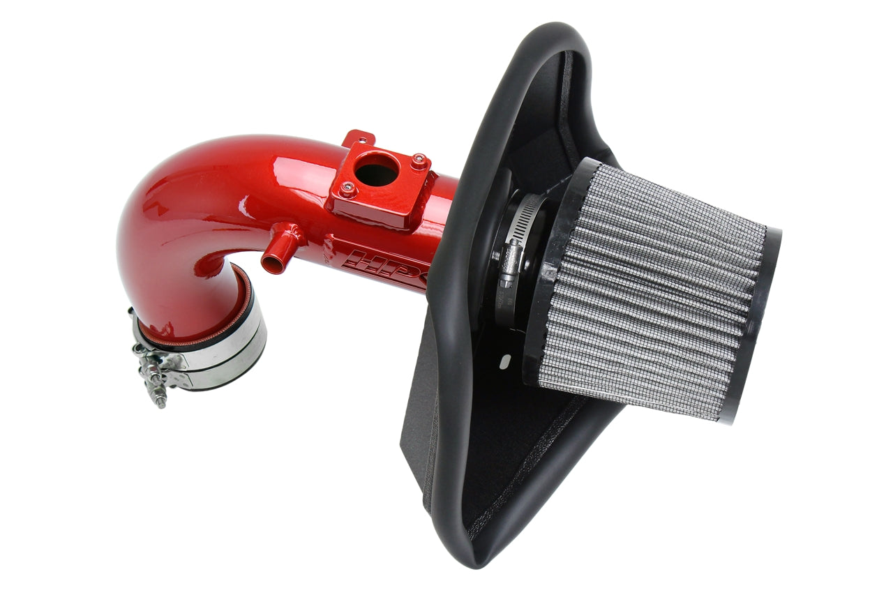 HPS Red Shortram Cold Air Intake Kit with Heat Shield 2011-2016 Scion tC 2.5L, 827-687R