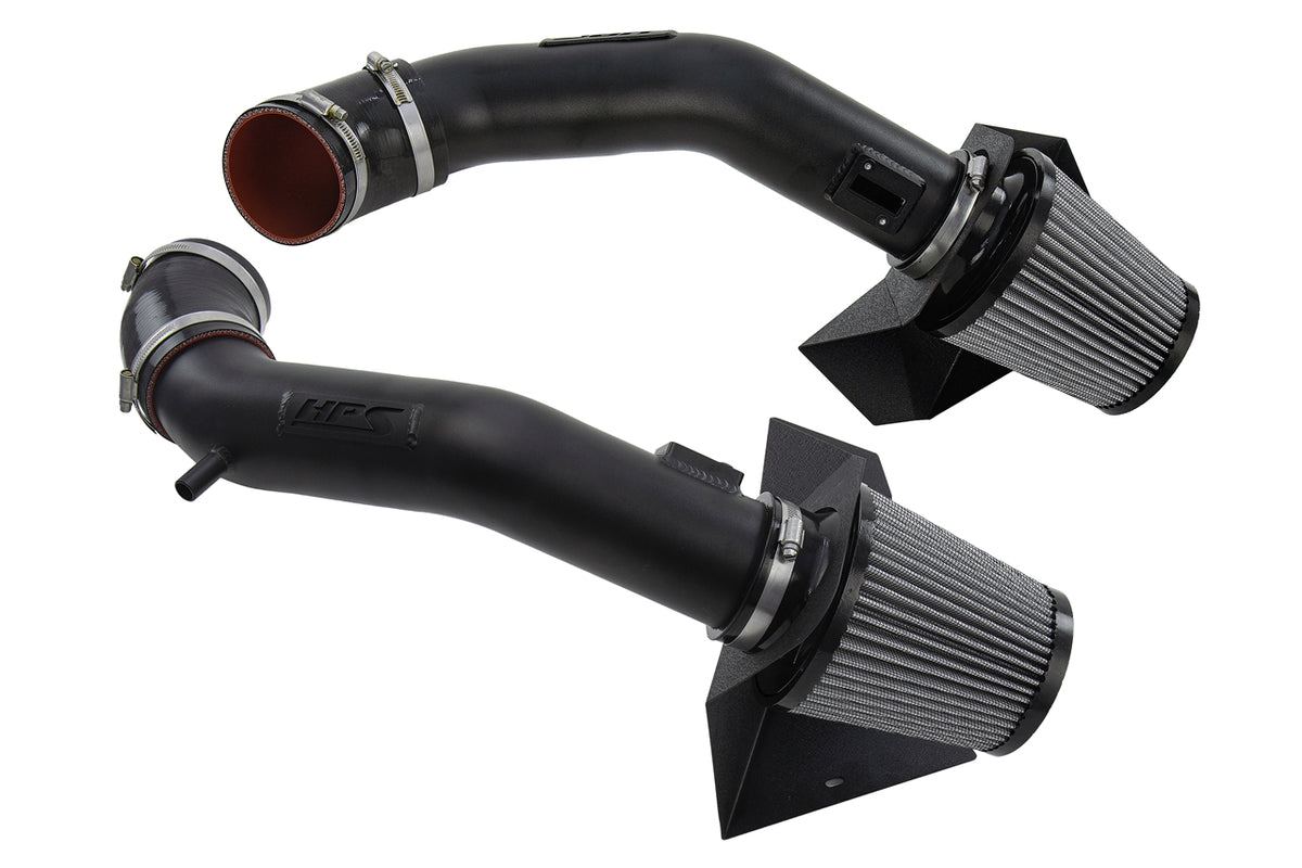 HPS Black Cold Air Intake Kit with Heat Shield 2011-2013 Infiniti M56 5.6L V8, 827-688WB