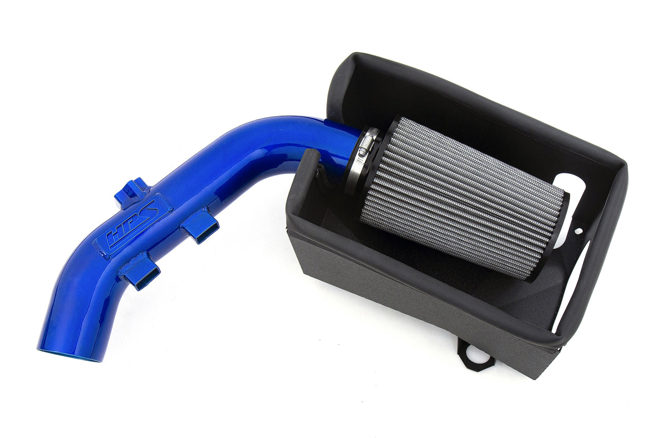 HPS Blue Cold Air Intake Kit 2012-2019 BMW 640i 3.0L Turbo N55 F06 F12 F13, 827-698BL