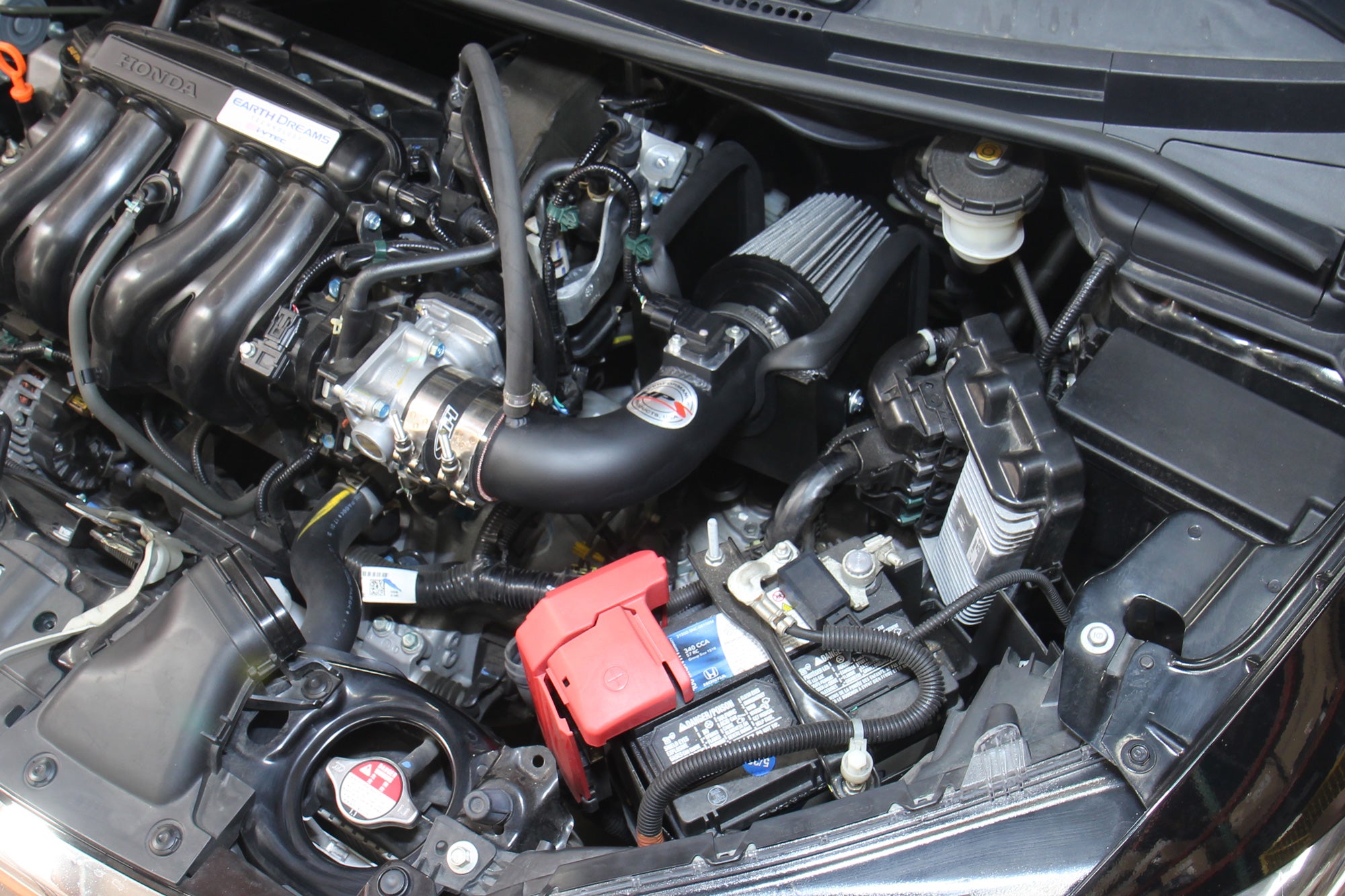HPS All-New Shortram Air Intake Kit with Heat Shield 2015-2020 Honda Fit 1.5L , 827-704