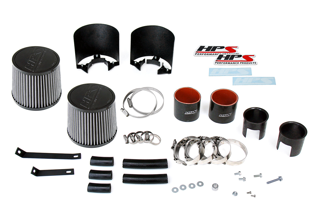 HPS Shortram Air Intake Kit includes premium grade components 2009-2020 Nissan 370Z 3.7L V6 Z34