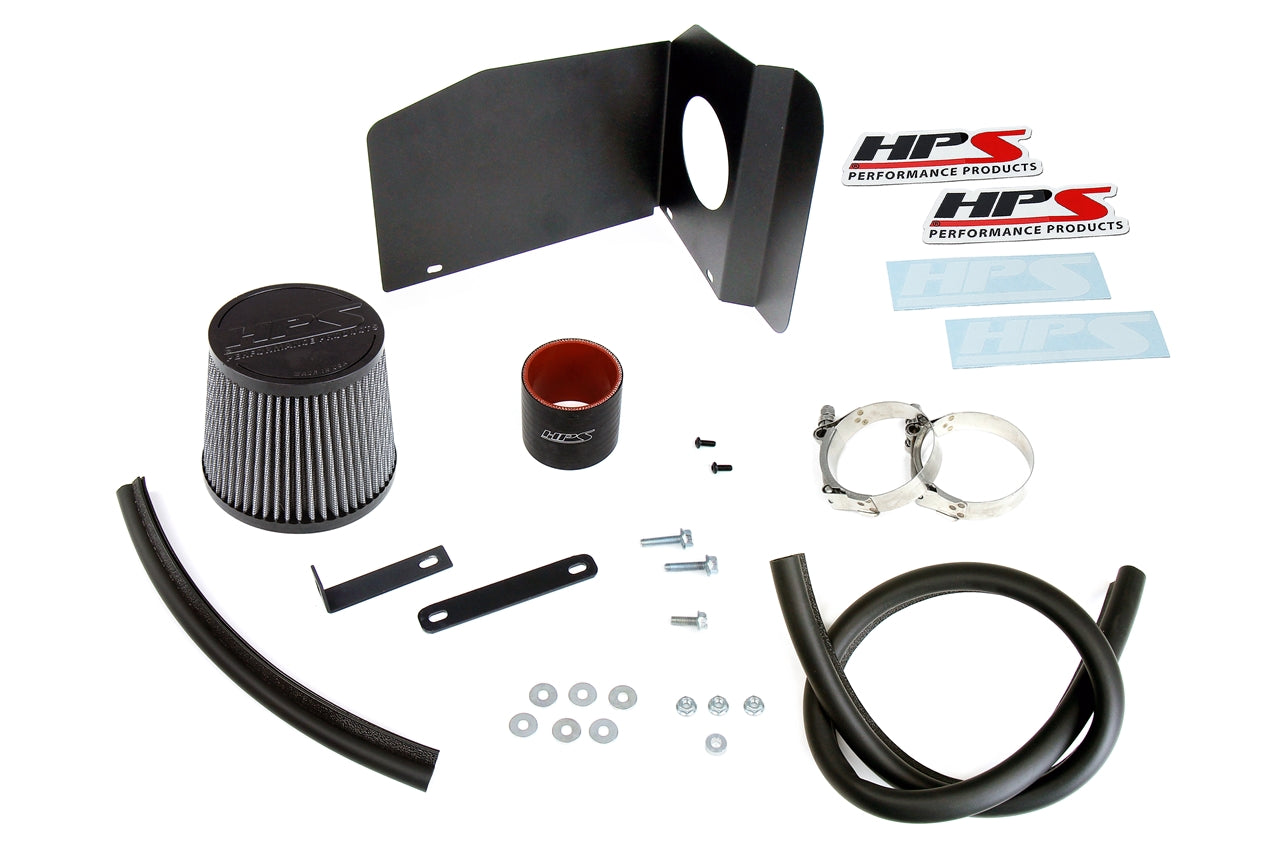 HPS Performance Air Intake Kit Toyota 2020-2022 Corolla 1.8L Gas, Includes Heat Shield, 827-708