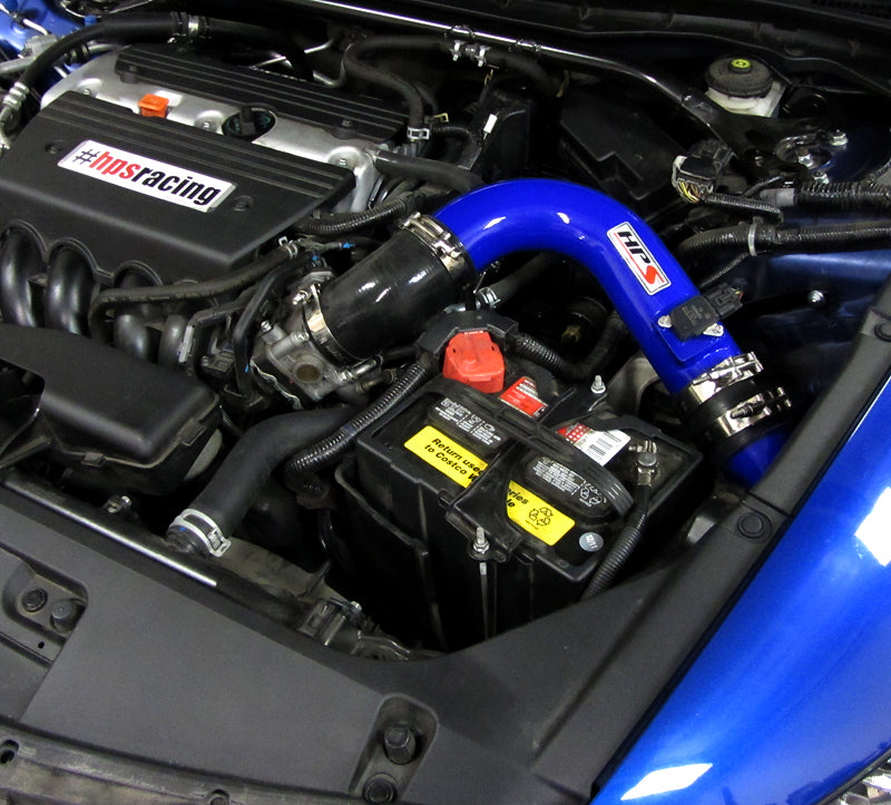 HPS Performance Cold Air Intake Kit (Converts to Shortram) Installed 2009-2014 Acura TSX 2.4L 837-105