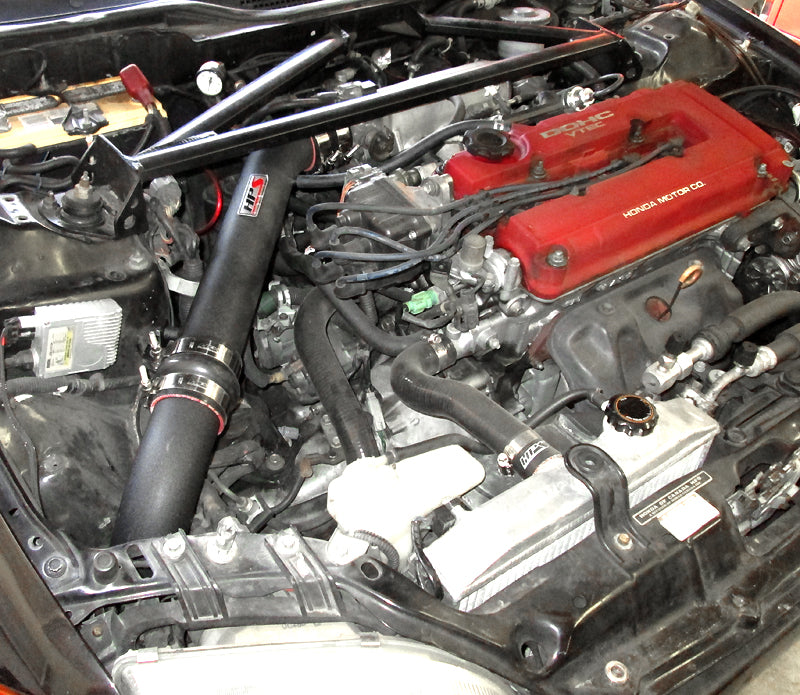 HPS Performance Cold Air Intake Kit (Converts to Shortram) Installed 1992-1995 Honda Civic SOHC D Series / DOHC B Series 837-110