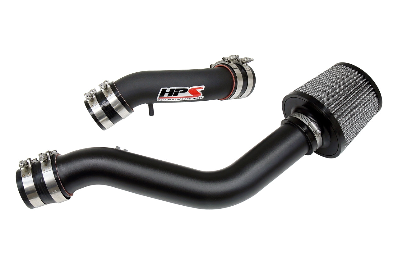 HPS Black Cold Air Intake Kit 2004-2008 Hyundai Tiburon 2.0L with MAF, 837-142WB