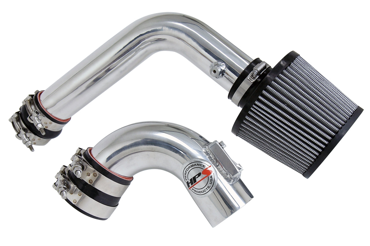 HPS Polish Cold Air Intake Kit (Converts to Shortram) 2006-2007 Mazda Mazda5 2.3L Non Turbo 837-165P