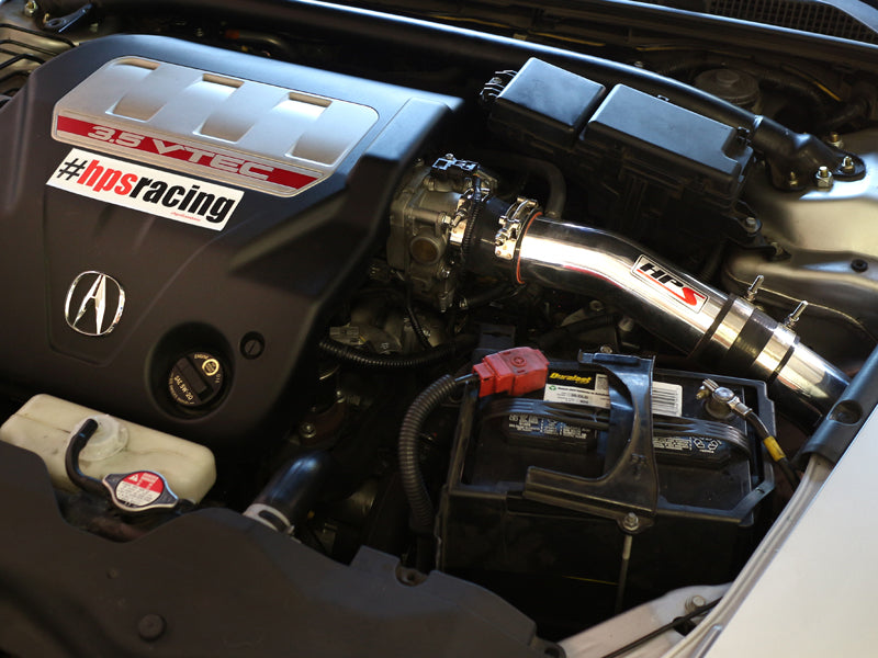 HPS Performance Cold Air Intake Kit (Converts to Shortram) Installed 2007-2008 Acura TL Type-S 3.5L V6 837-275