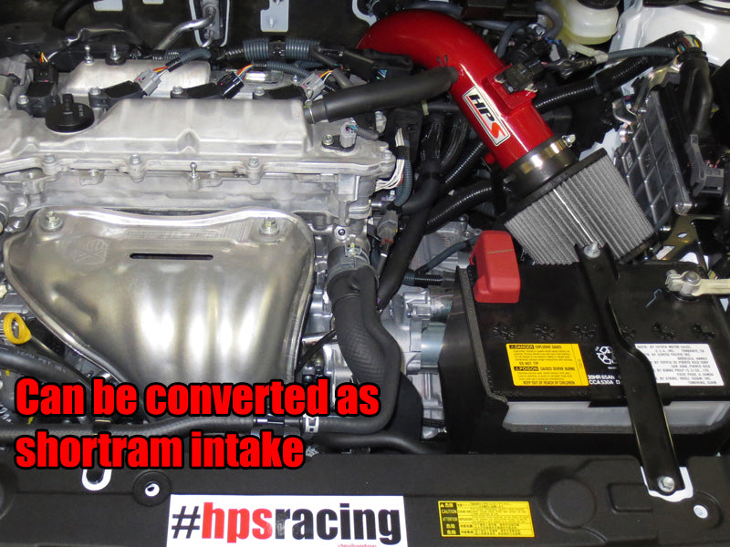 HPS Performance Cold Air Intake Kit 2011-2016 Scion tC 2.5L installed as Shortram Intake 837-508R