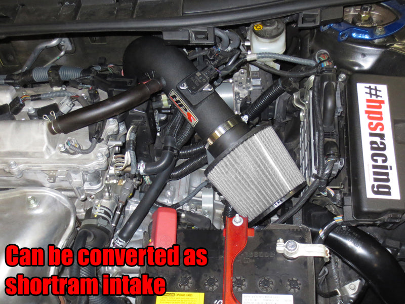 HPS Performance Cold Air Intake Kit 2011-2016 Scion tC 2.5L installed as Shortram Intake 837-508WB