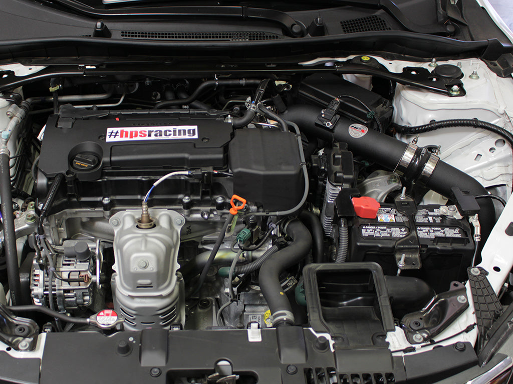 HPS Performance Cold Air Intake Kit Installed 2013-2017 Honda Accord 2.4L 837-555WB