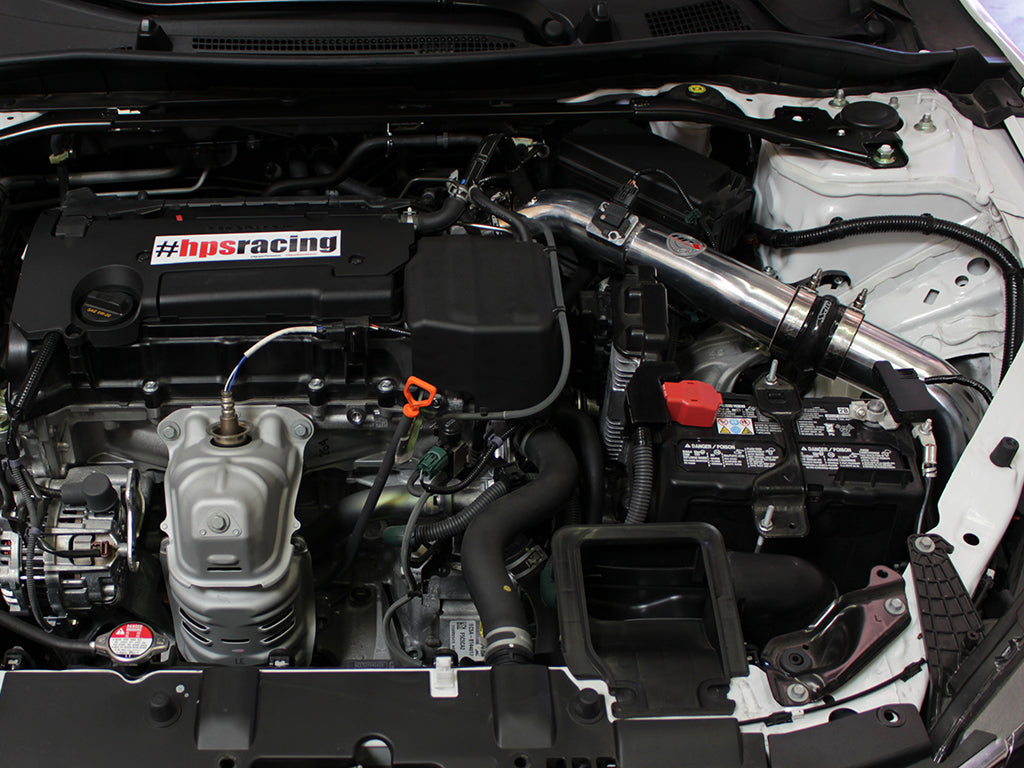 HPS Performance Cold Air Intake Kit Installed 2013-2017 Honda Accord 2.4L 837-555P