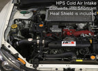 HPS Performance Cold Air Intake Kit 2008-2014 Subaru WRX 2.5L Turbo installed as Shortram Intake 837-566WB