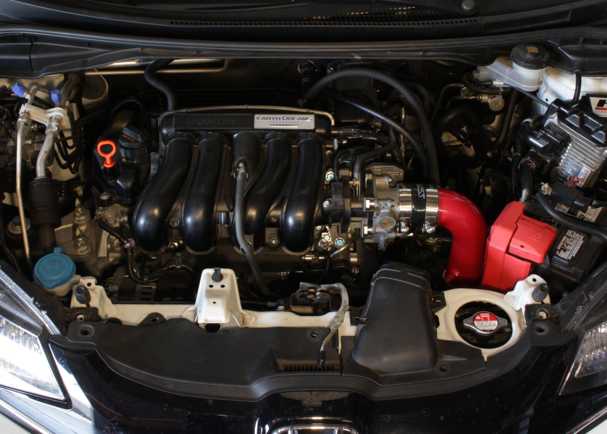 HPS Performance Cold Air Intake Kit Installed 2015-2018 Honda Fit 1.5L Manual Trans. 837-568R