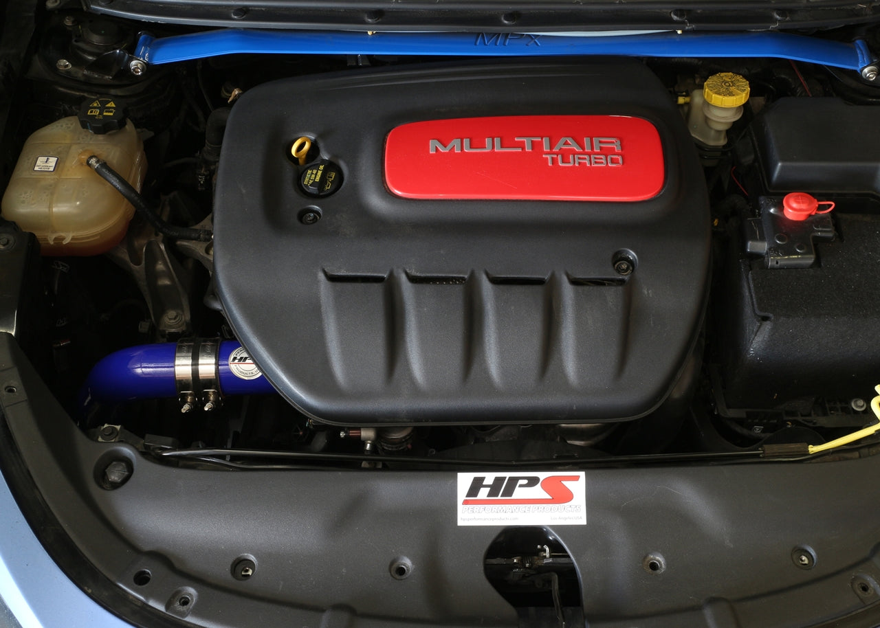 HPS Performance Cold Air Intake Kit Installed 2013-2014 Dodge Dart 1.4L Turbo 837-576BL