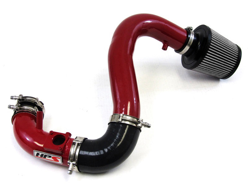 HPS Red Cold Air Intake Kit (Converts to Shortram) 2007-2013 Mazda Mazdaspeed 3 2.3L Turbo 837-601R