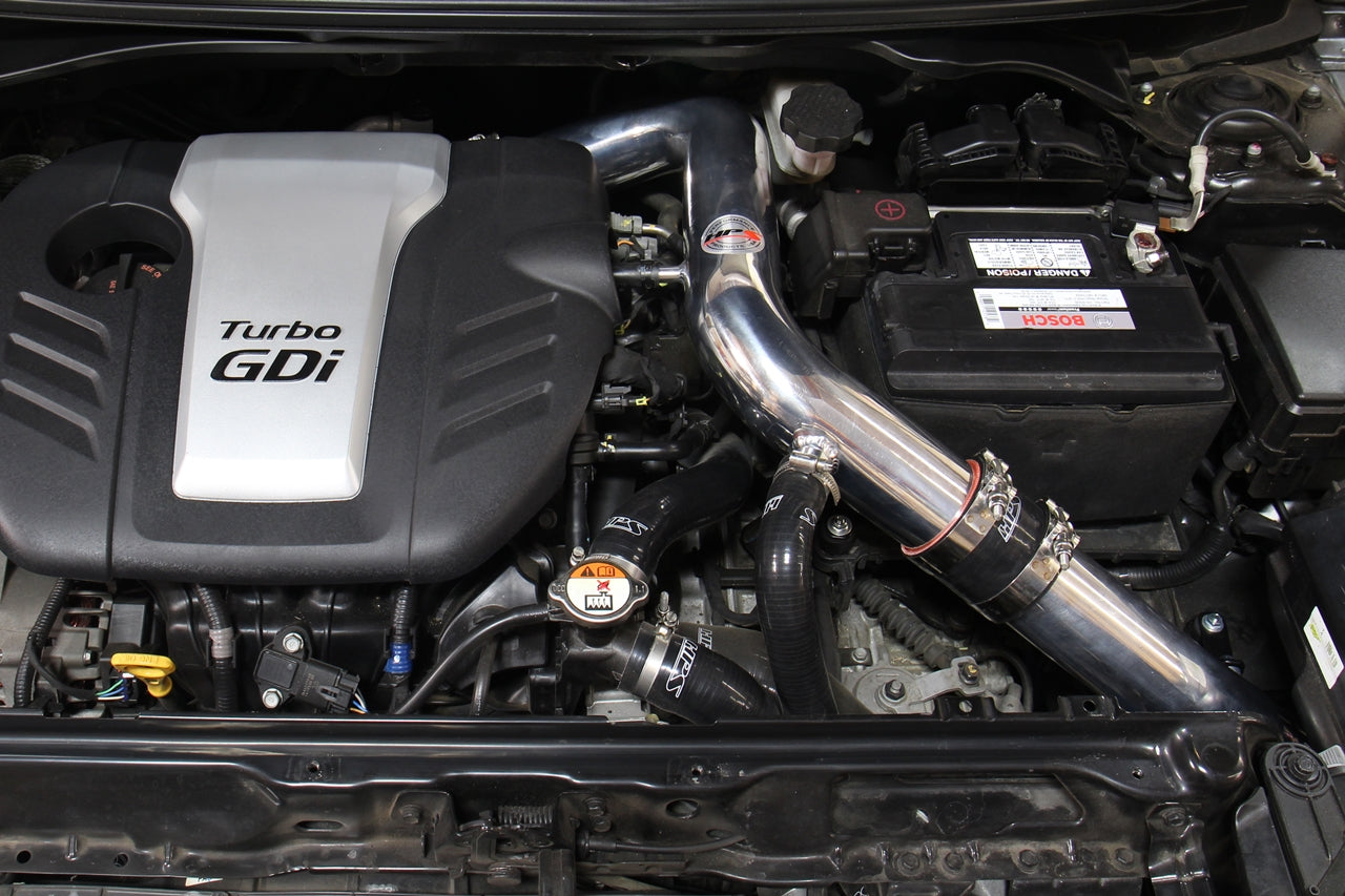 HPS Performance Cold Air Intake Kit Installed 2013-2017 Hyundai Veloster 1.6L Turbo 837-605WB