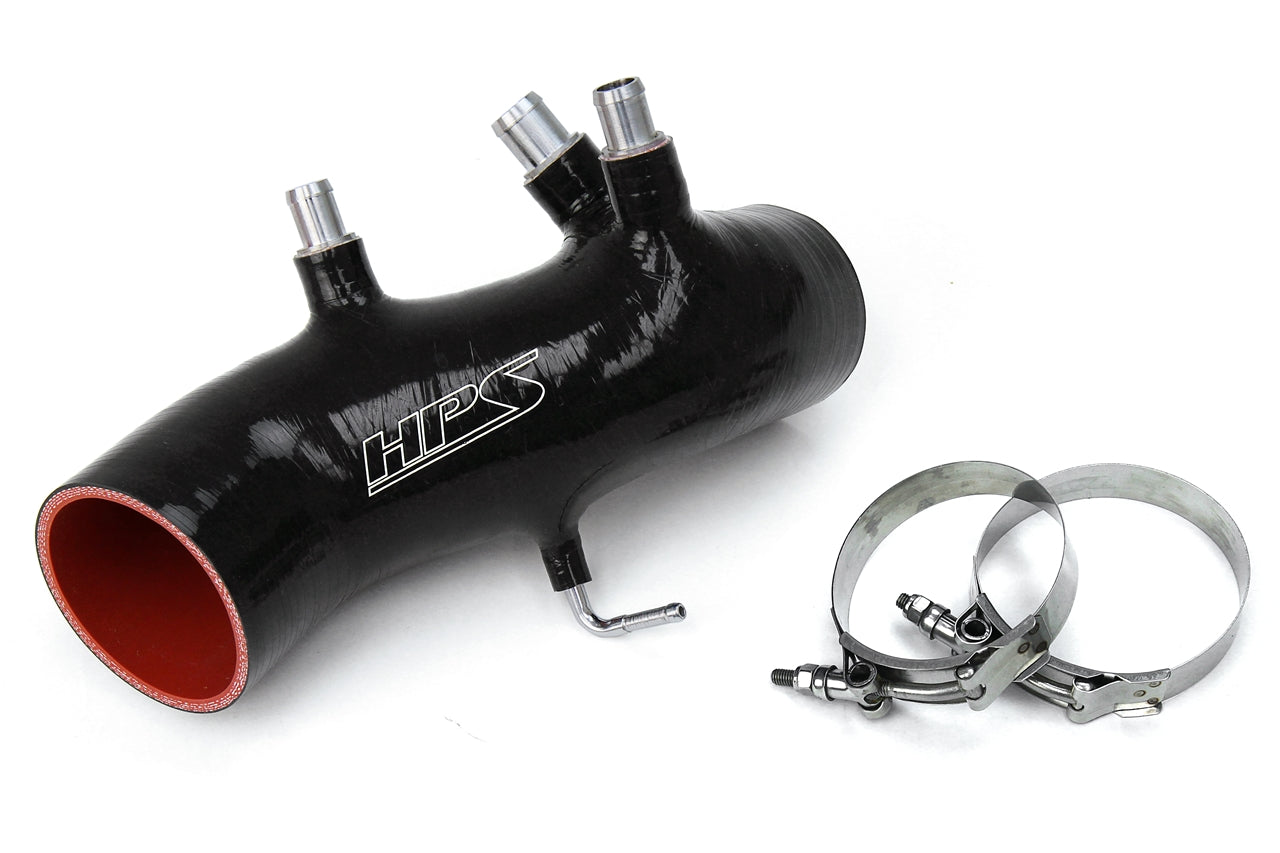 HPS Black Silicone Air Intake Kit Post MAF Hose 1986-1992 Toyota Supra 7MGTE Turbo 87-17882-BLK