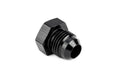 HPS Performance AN Fittings 37 Degree Male Plug Aluminum Black